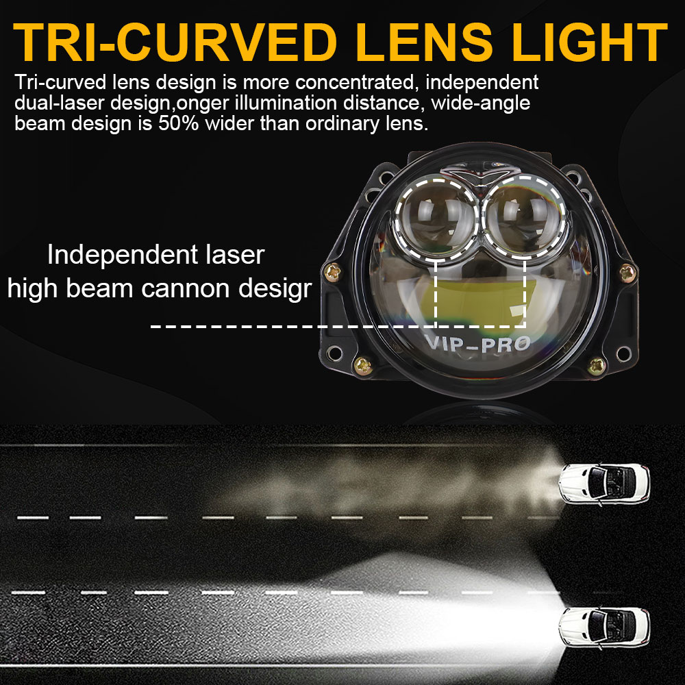 3-Zoll-Bi-LED-Laser-Projektor- – Headlight Aiming Tool Bewertung und Preis
